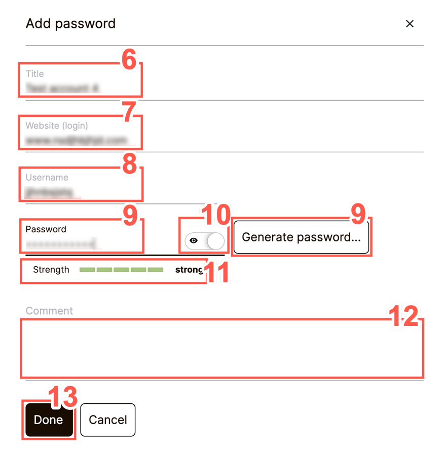 Managing Passwords in a Team Safe: How to Add Passwords and Use Them