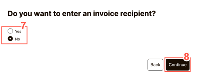 You can select to not receive an invoice from DSwiss.