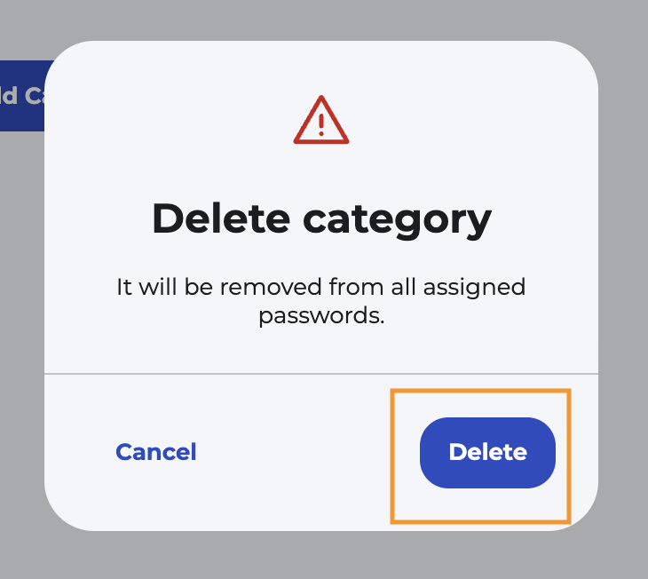 Assigned Passcode Categories: How to create and manage password categories?